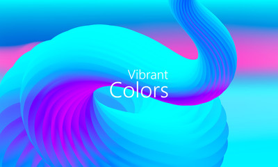 Vibrant Color. Fluid Background. Colorful Design.