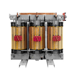 high voltage transformer on a white background