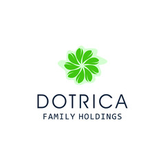 Circular leaf arrangement for logo inspiration