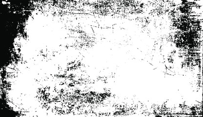 Scratched Frame. Grunge Urban Background Texture Vector. Dust Overlay. Distressed Grainy Grungy Framing Effect. Distressed Backdrop Vector Illustration. EPS 10.