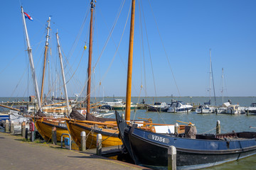 Volendam, a traditional fishing village in the Netherlands