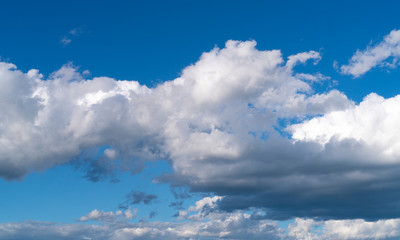 Blue sky and clouds