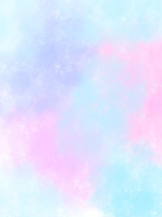 hand drawn colorful abstract background  for banners print textile fabric template posters and other purposes. gradient. blue pink and purple cloud texture