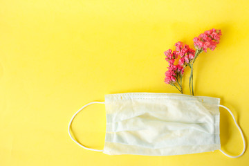 mask, the flowers,  disease, respirator, coronaviruses,
doctor, disease, epidemic, background picture, 






