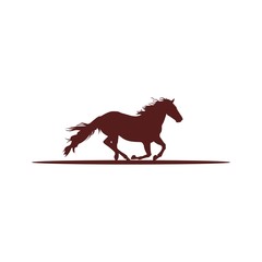 logo horse icon vector