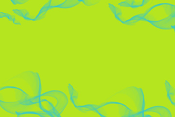 Grüner Hintergrund mit Türkisem Rauch.