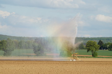 Regenbogenspritze