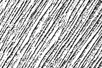 Obraz premium The grunge texture of a rough, carelessly and unevenly filled surface with diagonal stripes. Abstract monochrome background. Vector illustration. Overlay template.