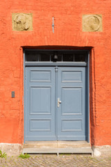 Fototapeta na wymiar old door in Stralsund, Germany