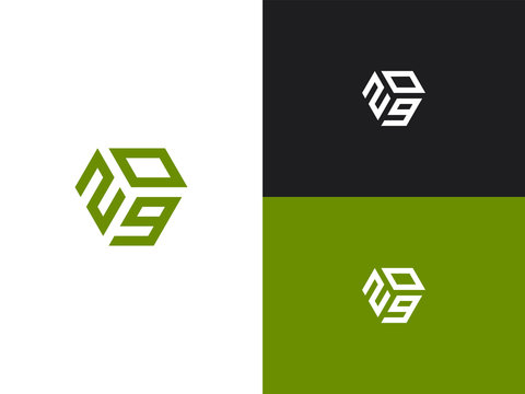 Combination number, stylish vector emblem for design