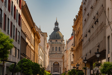Fototapeta na wymiar panorama of the city of Budapest in Hungary