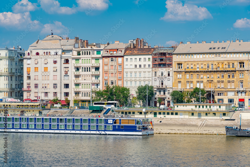 Canvas Prints panorama of the city of Budapest in Hungary