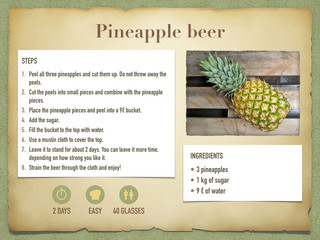 Pineapple beer recipe