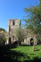 Fototapeta na wymiar St Lawrence Church, Sigglesthorne, East Riding of Yorkshire.