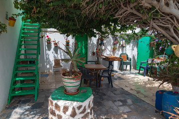 street cafe on the street