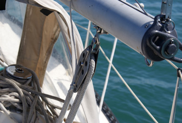 Sail boat rigging