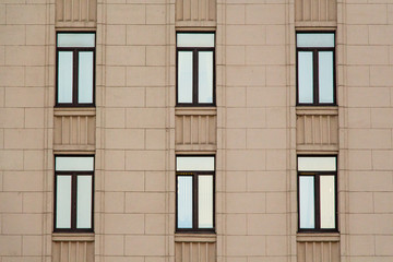 Perfectionism in the facade of the building 