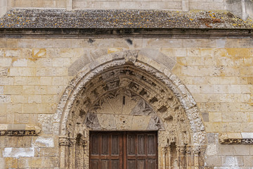 Fragment of Amiens Church of Saint-Leu. Built in 1481, church of Saint Leu is one of the twelve ancient parishes of Amiens. Dedicated to Saint Leu, Bishop of Sens. Amiens, Somme, Picardie, France.