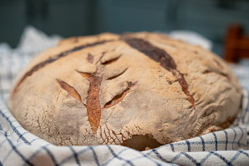 Home made artisan sourdough bread