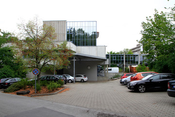 Fototapeta na wymiar Rhoen Clinic, hospital, campus, Bad Neustadt, Lower Franconia, Germany, Europe