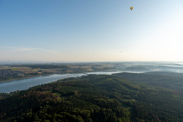 hot air ballon - colorful balloning 