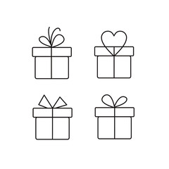 gift boxes vector