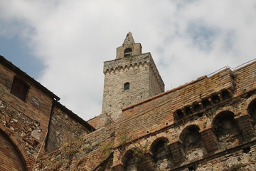 Fototapeta na wymiar San Giminiano Toscane