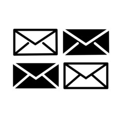 set of mail icons