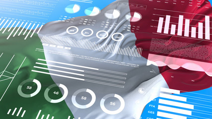 Italy. Statistics, infographics, financial market data, analysis and reports