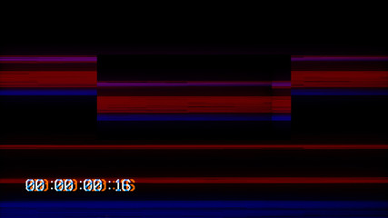 Vintage VHS glitch defects noise and artifacts effect.