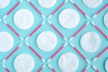 Cotton pads and swabs