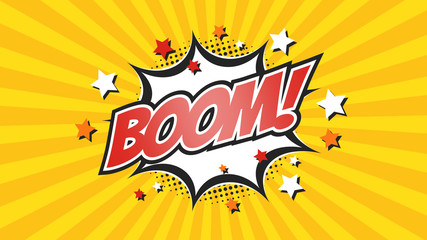 Comic Pop Art text message