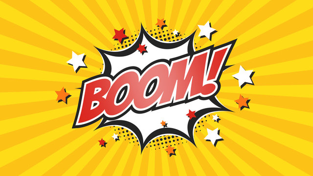 Comic Pop Art text message