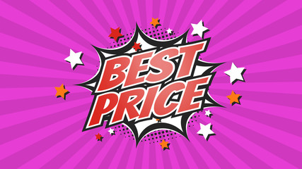 Fototapeta premium Comic Pop Art text message.
