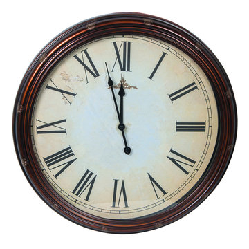 Vintage Clock in Roman numerals
