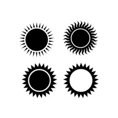 set of sun icons