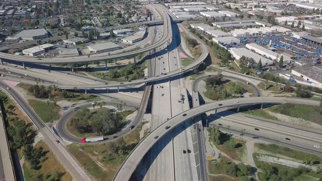Hyper lapse Timelapse Freeway Traffic Interchange