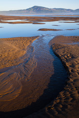 Netarts beach on the Oregon Coast at low tide