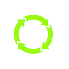 green arrow circle icon