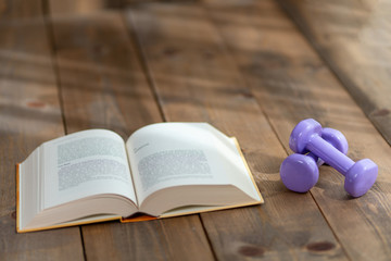 Sports improve the body, books improve the brain, stay home do sports read books, books and...