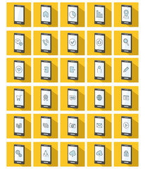 スマートフォンのアイコン セット