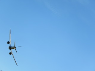 airplane in the sky