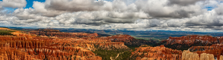 View of the famous Bryce Canyon National Park from Inspiration Point.