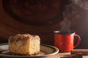 cup of coffee and cake