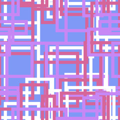 Colored Geometric Sport Pattern Seamless