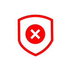 cross switzerland in shield  flag icon