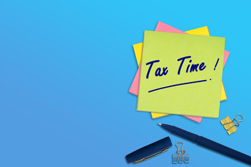 Tax time concept
