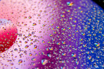 abstract background with purple bubbles