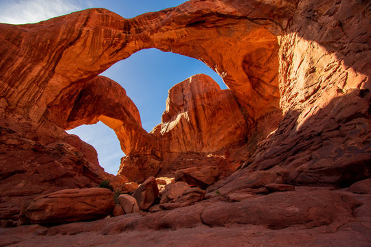Beautiful view of Arches National Park, United States