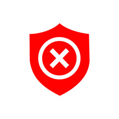 Fototapeta premium cross switzerland in shield flag icon